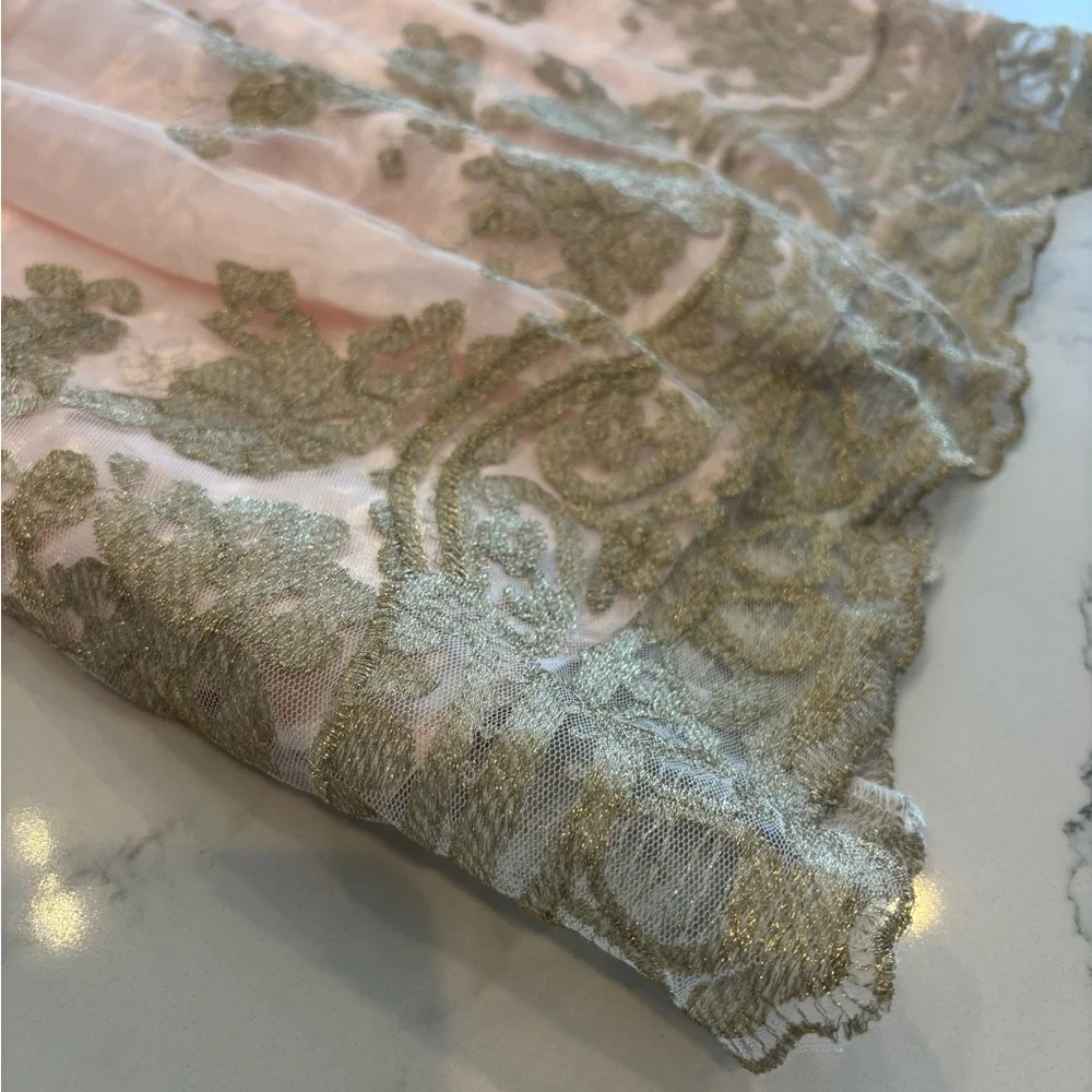 Chasing Fireflies Pink and Gold Dress